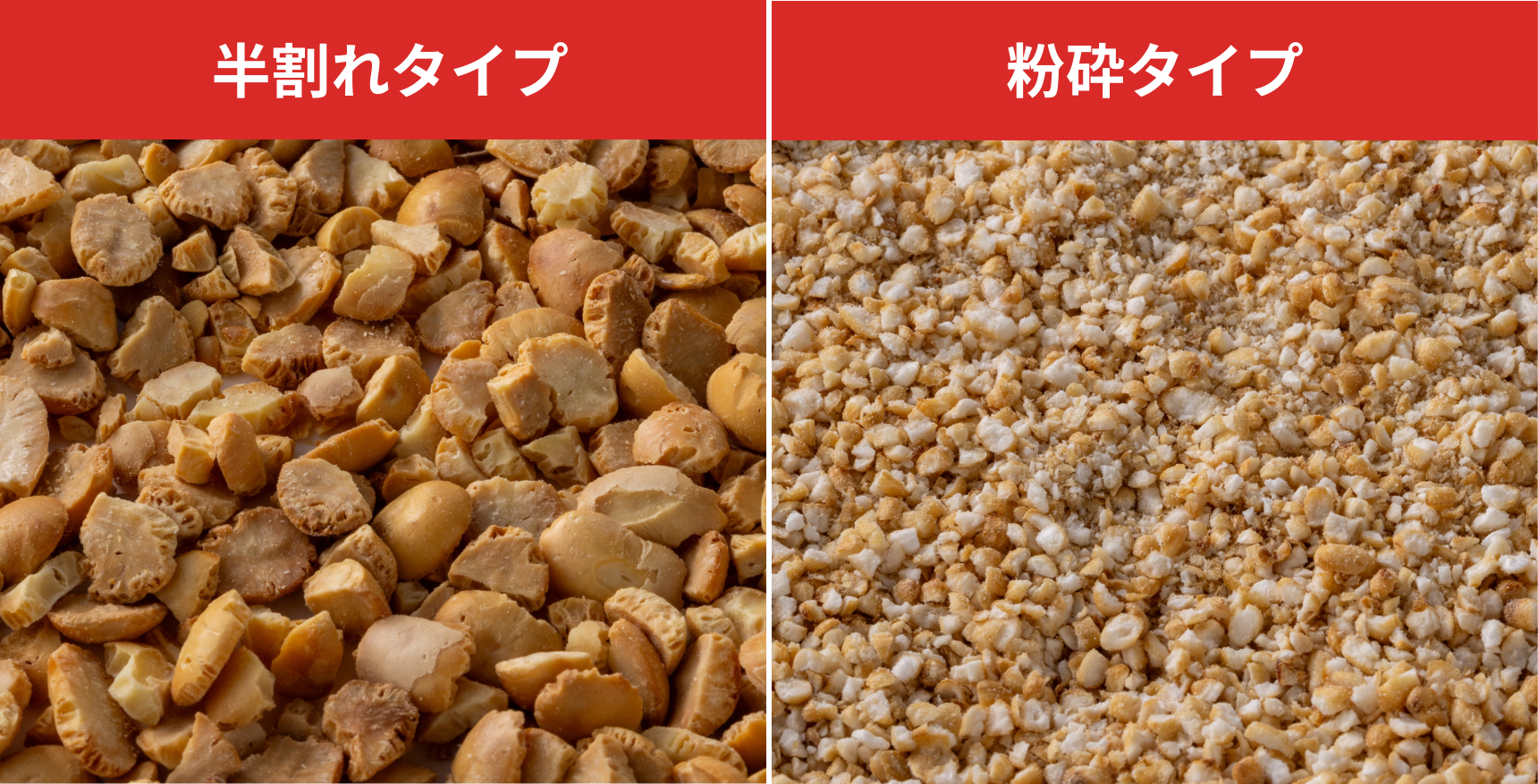 粒のサイズについて