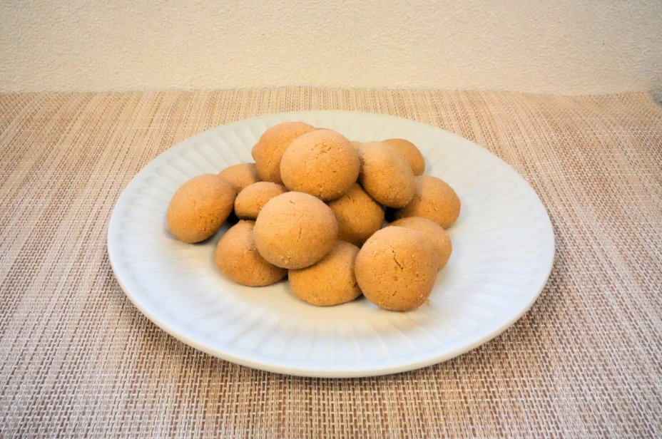 きな粉スノーボールクッキー